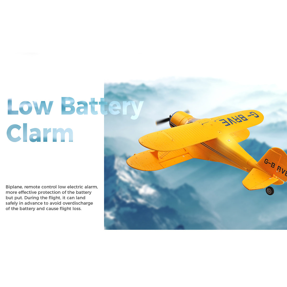 XK A300 Beech D17S Brushless RC Airplane Ready To Fly Biplane Kits - stirlingkit