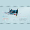 XK A500 Cors-air F4U Cartoon Fattie Plane RTF 3D/6G 2.4G 4CH RC EPP Fixed-Wing Airplane Model