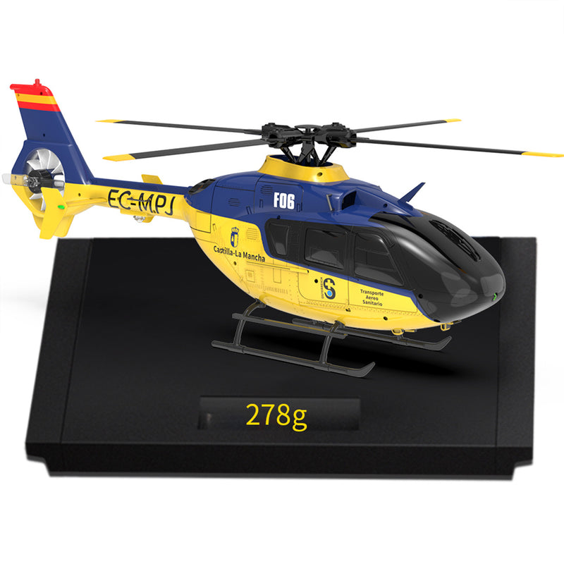 YU XIANG EC-135 1/36 2.4G 6CH Direct Drive Brushless 3D/6G RC Helicopter Model - RTF Version - stirlingkit