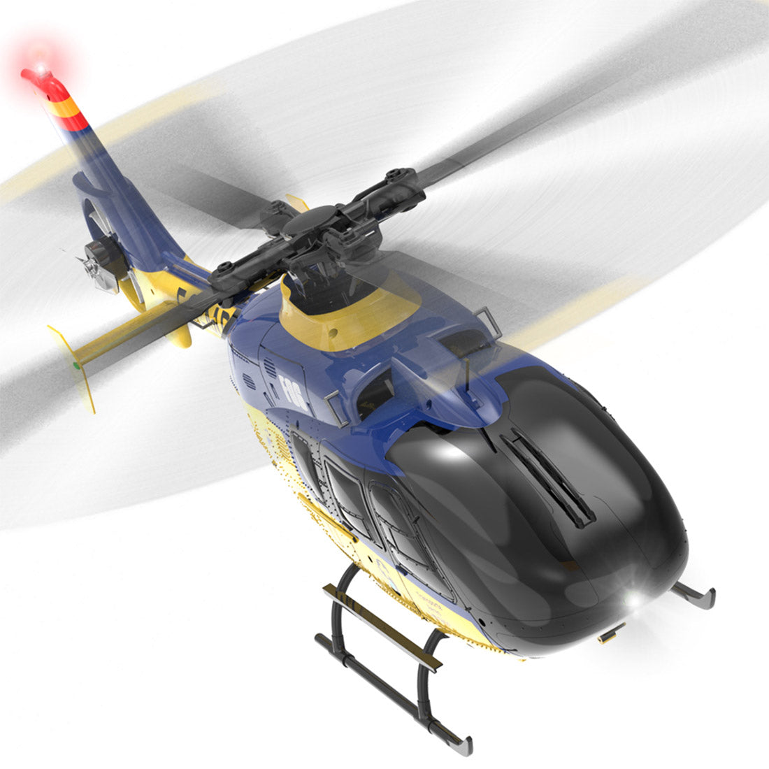 YU XIANG EC-135 1/36 2.4G 6CH Direct Drive Brushless 3D/6G RC Helicopter Model - RTF Version - stirlingkit