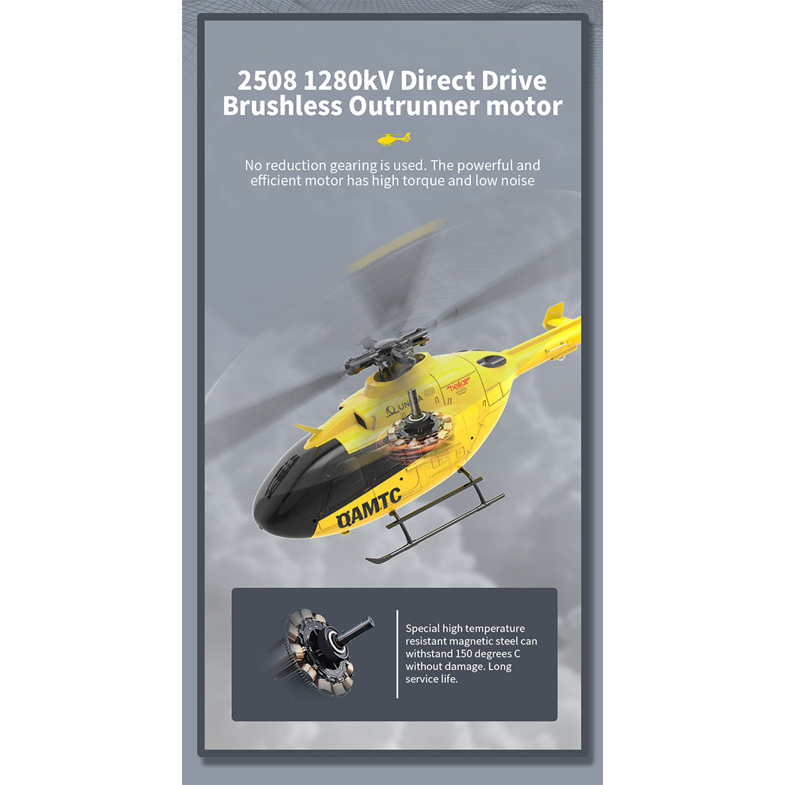 YU XIANG F06 EC-135 2.4G 6CH RC RTF Easy to Fly OAMTC RC Helicopter 1/36 Scale - stirlingkit