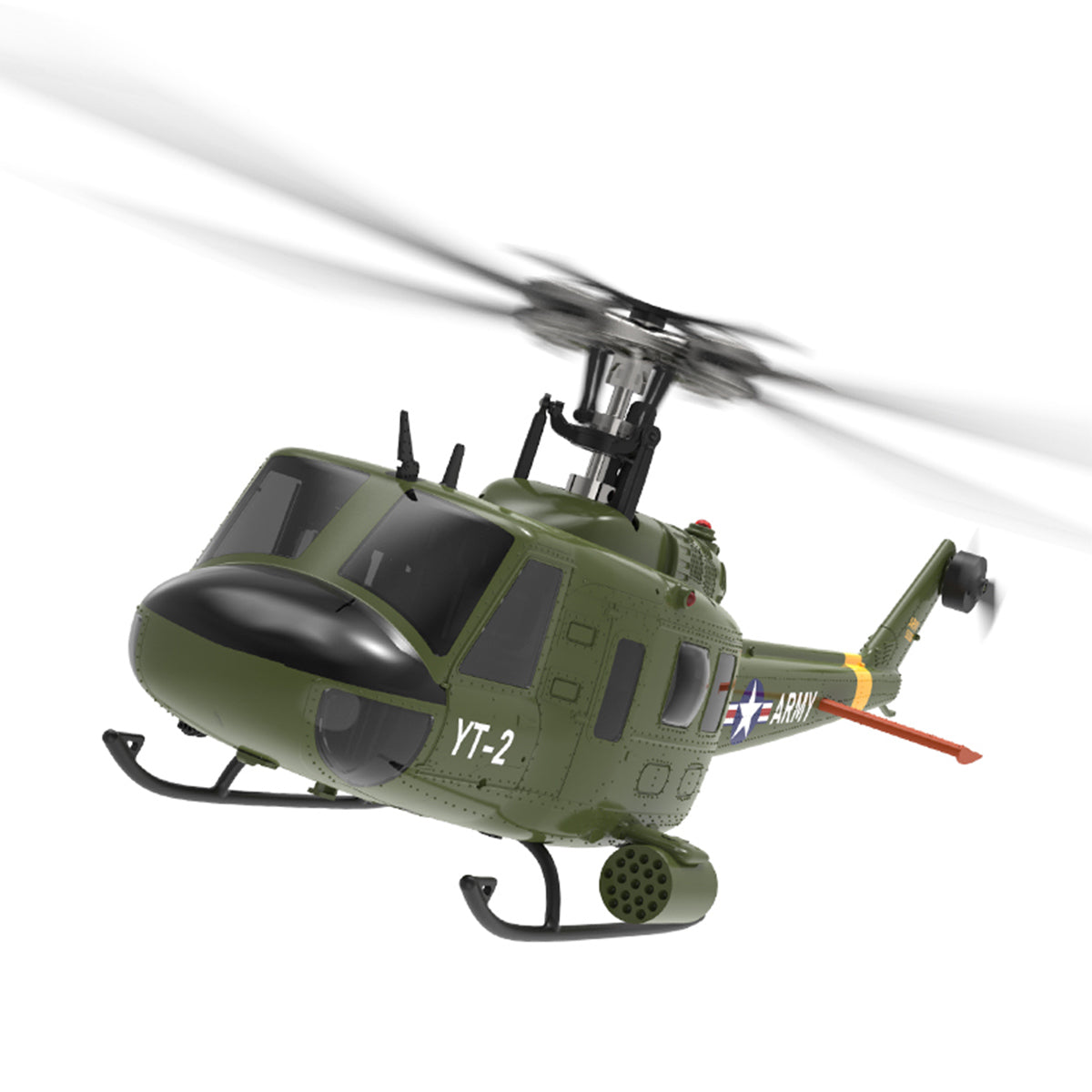 YU XIANG F07-V  UH-1 Huey 3D Stunt RC Helicopter 2.4G 6CH Brushless Direct-Drive Flybarless Aircraft Model 1/34 Scale RTF Version - stirlingkit