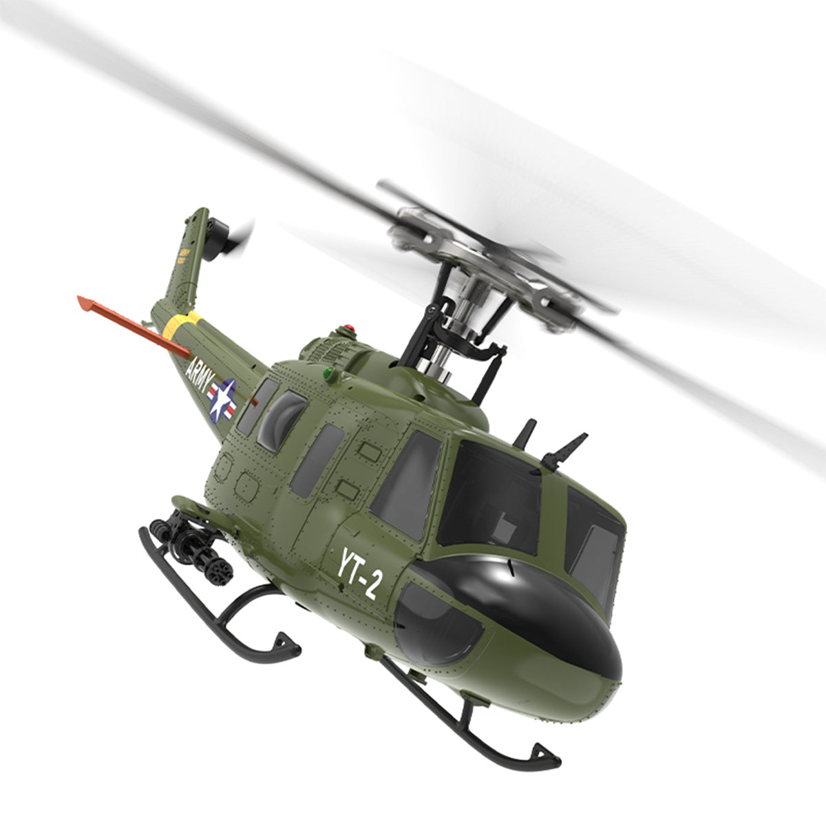 YU XIANG F07-V  UH-1 Huey 3D Stunt RC Helicopter 2.4G 6CH Brushless Direct-Drive Flybarless Aircraft Model 1/34 Scale RTF Version - stirlingkit
