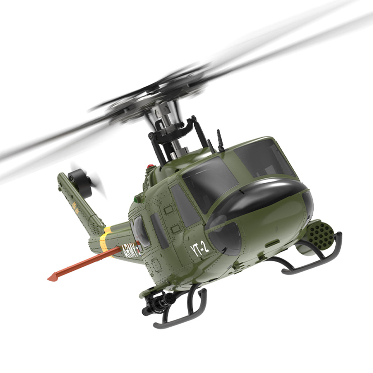 YU XIANG F07-V  UH-1 Huey 3D Stunt RC Helicopter 2.4G 6CH Brushless Direct-Drive Flybarless Aircraft Model 1/34 Scale RTF Version - stirlingkit