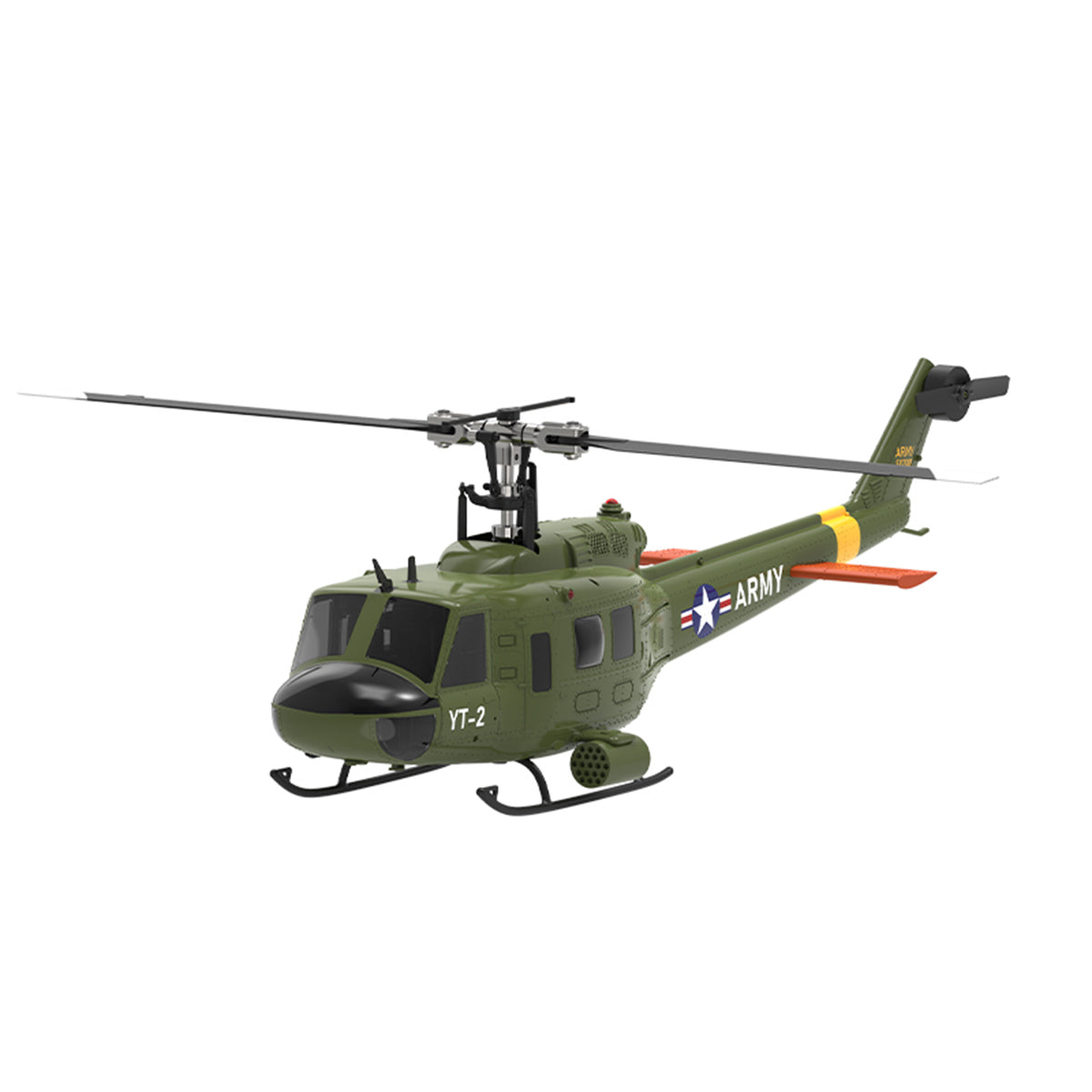 YU XIANG F07-V  UH-1 Huey 3D Stunt RC Helicopter 2.4G 6CH Brushless Direct-Drive Flybarless Aircraft Model 1/34 Scale RTF Version - stirlingkit