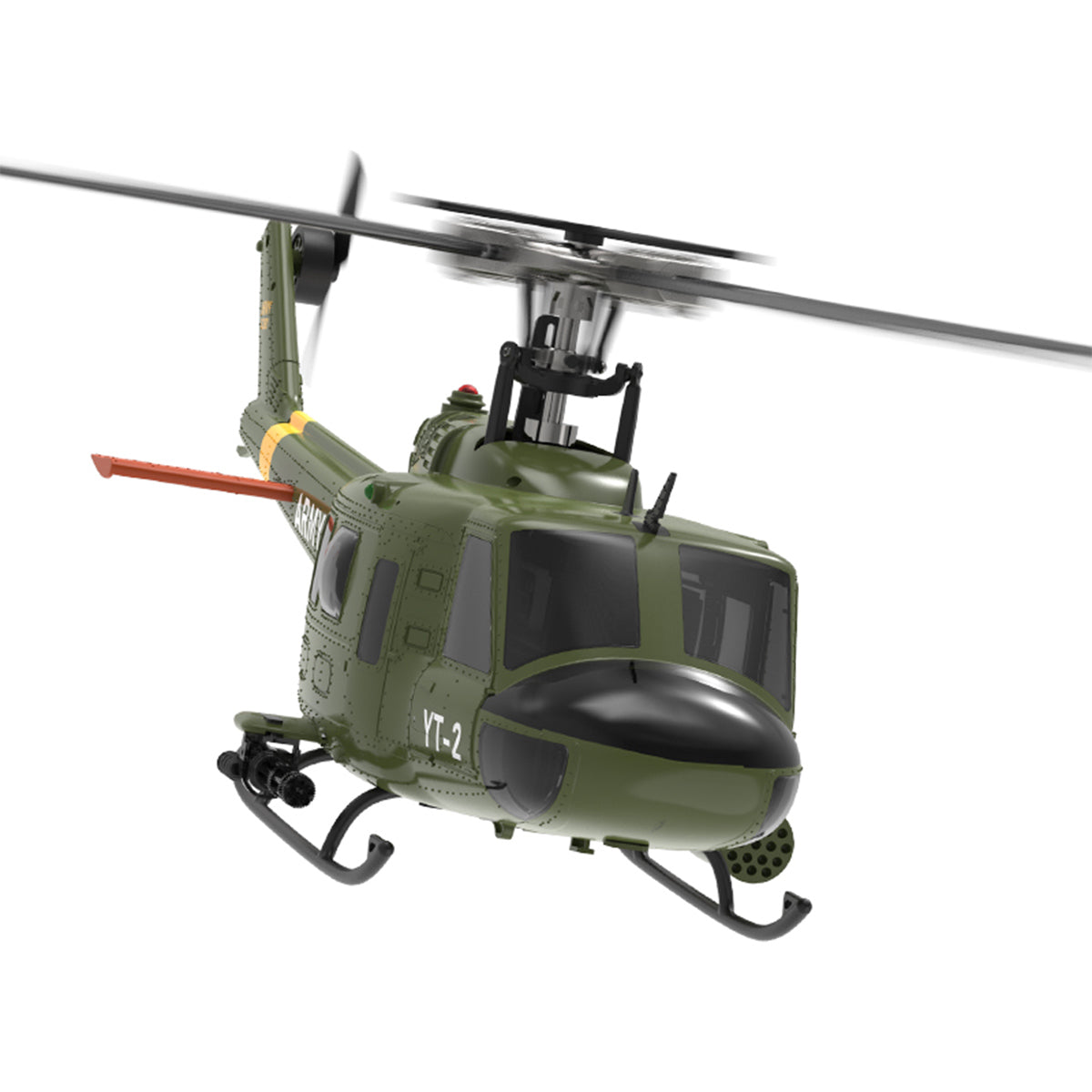 YU XIANG F07-V  UH-1 Huey 3D Stunt RC Helicopter 2.4G 6CH Brushless Direct-Drive Flybarless Aircraft Model 1/34 Scale RTF Version - stirlingkit