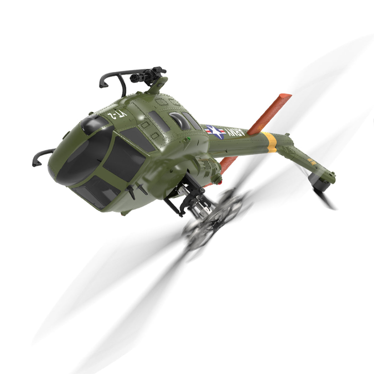 YU XIANG F07-V  UH-1 Huey 3D Stunt RC Helicopter 2.4G 6CH Brushless Direct-Drive Flybarless Aircraft Model 1/34 Scale RTF Version - stirlingkit