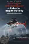 YU XIANG F08 Bell 206 Brushless Beginner Helicopter 2.4G 6CH Flybarless RC Helicopter Model RTF - stirlingkit