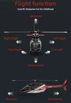 YU XIANG F08 Bell 206 Brushless Beginner Helicopter 2.4G 6CH Flybarless RC Helicopter Model RTF - stirlingkit