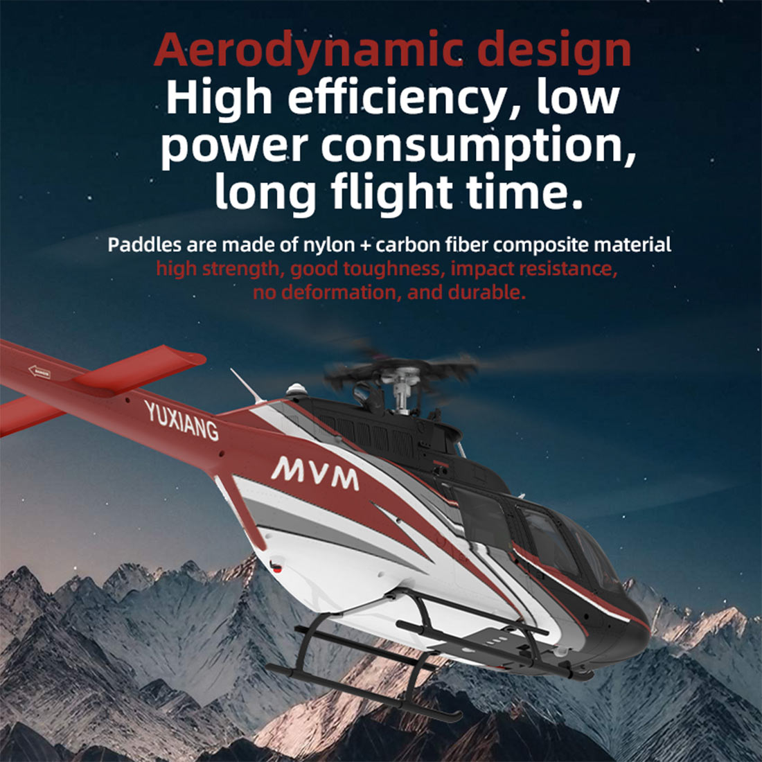 YU XIANG F08 Bell 206 Brushless Beginner Helicopter 2.4G 6CH Flybarless RC Helicopter Model RTF - stirlingkit