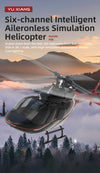 YU XIANG F08 Bell 206 Brushless Beginner Helicopter 2.4G 6CH Flybarless RC Helicopter Model RTF - stirlingkit