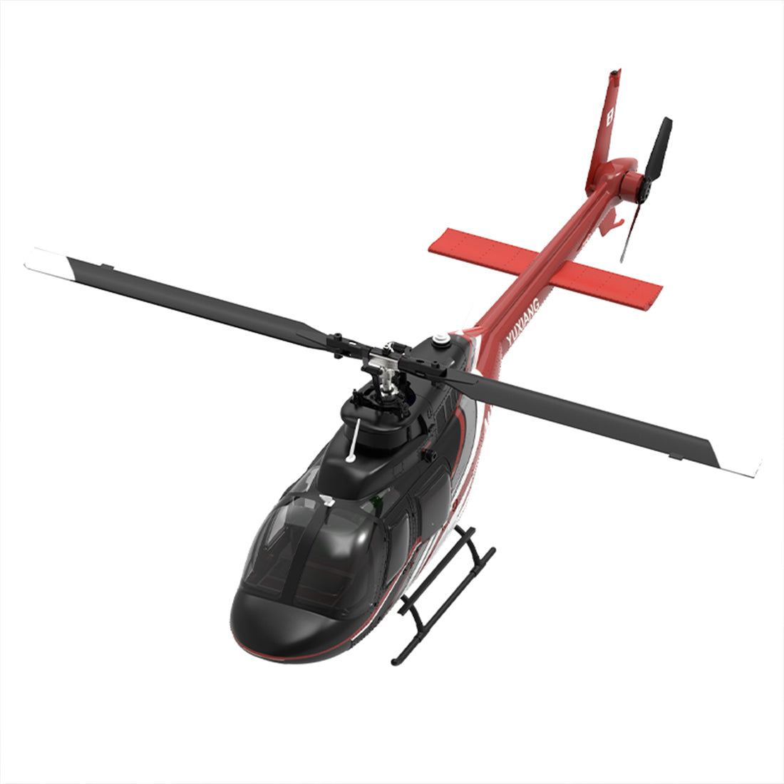 YU XIANG F08 Bell 206 Brushless Beginner Helicopter 2.4G 6CH Flybarless RC Helicopter Model RTF - stirlingkit