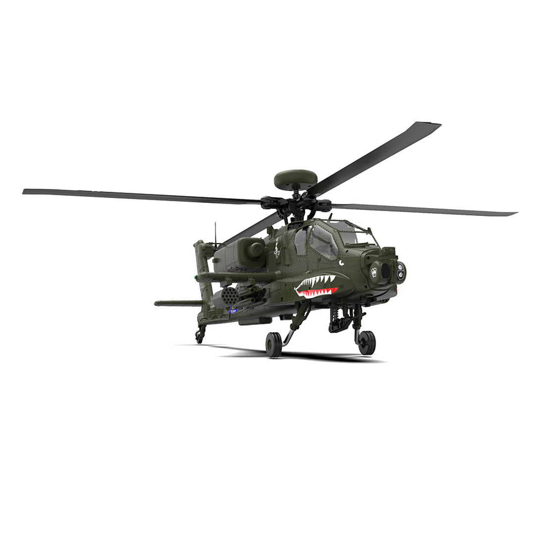 YU XIANG F11 AH-64 Apache RC Helicopter Model 1/32 Scale 2.4G 6CH - stirlingkit