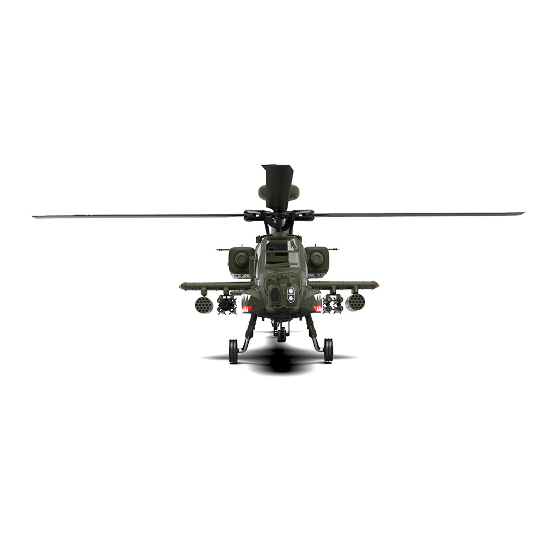 YU XIANG F11 AH-64 Apache RC Helicopter Model 1/32 Scale 2.4G 6CH - stirlingkit