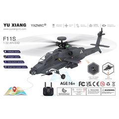 AH-64 RC BOEING APACHE LONGBOW HELICOPTER 2X PERFECT DETAILED RC SCALE  ELECTRIC MODEL