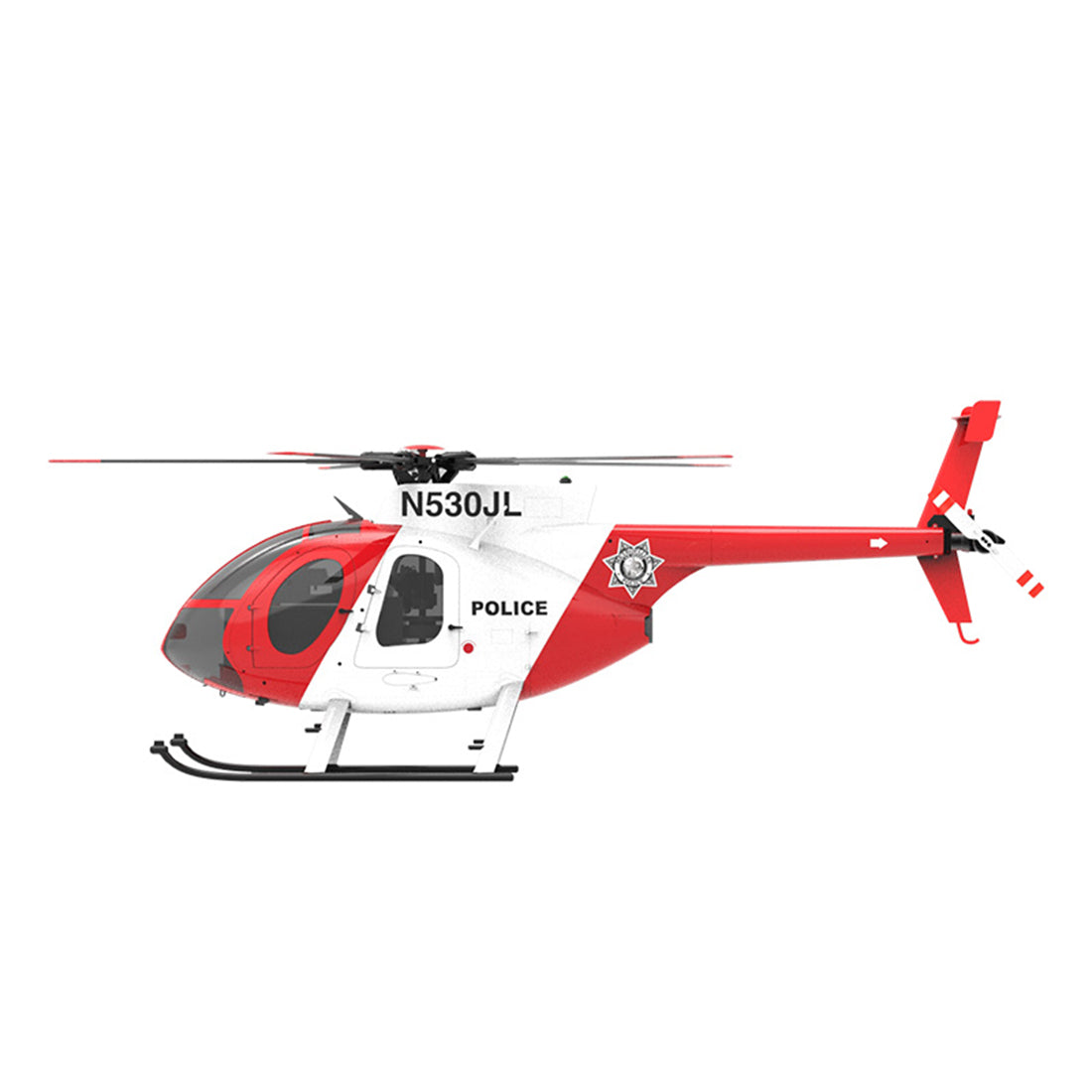 YU XIANG F119S MD500 MH-6 Little Bird Military GPS RC Helicopter Model RTF 1/16 Scale 250-Class 2.4G 9CH 6G/3D & Openable Cockpit - stirlingkit