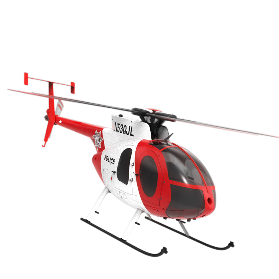 YU XIANG F119S MD500 MH-6 Little Bird Military GPS RC Helicopter Model RTF 1/16 Scale 250-Class 2.4G 9CH 6G/3D & Openable Cockpit - stirlingkit