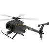 YU XIANG F119S MD500 MH-6 Little Bird Military GPS RC Helicopter Model RTF 1/16 Scale 250-Class 2.4G 9CH 6G/3D & Openable Cockpit