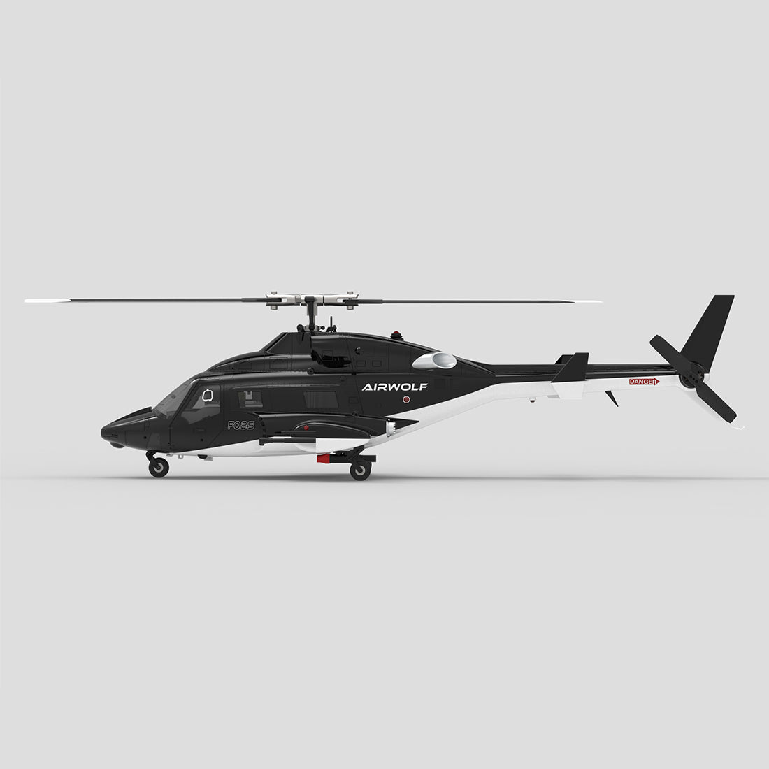 YUXIANG Air-Wolf Scale 3D Stunt Helicopter Model for Beginner - stirlingkit