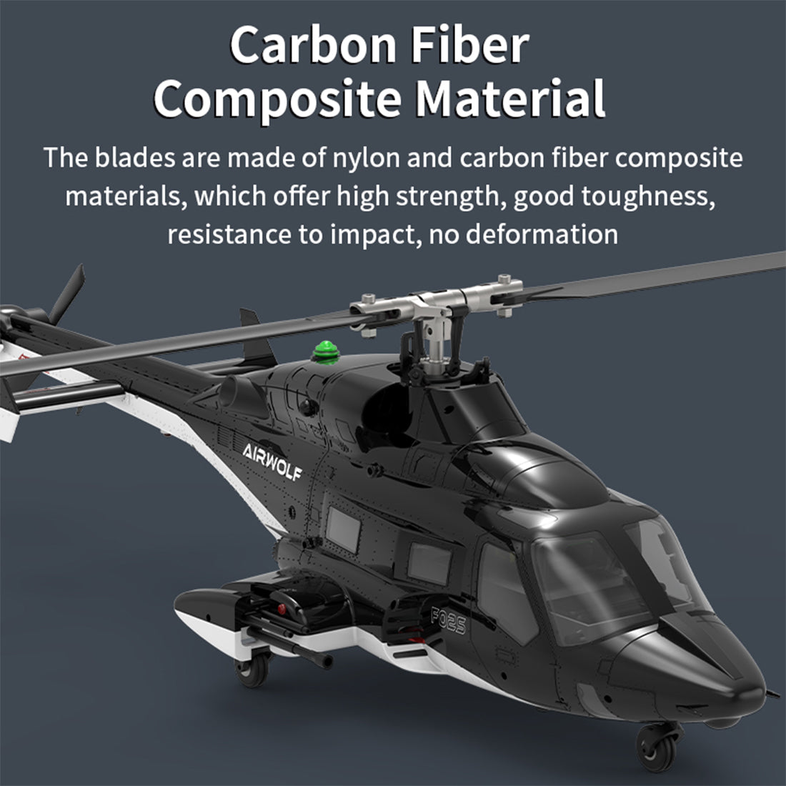 YUXIANG Air-Wolf Scale 3D Stunt Helicopter Model for Beginner - stirlingkit
