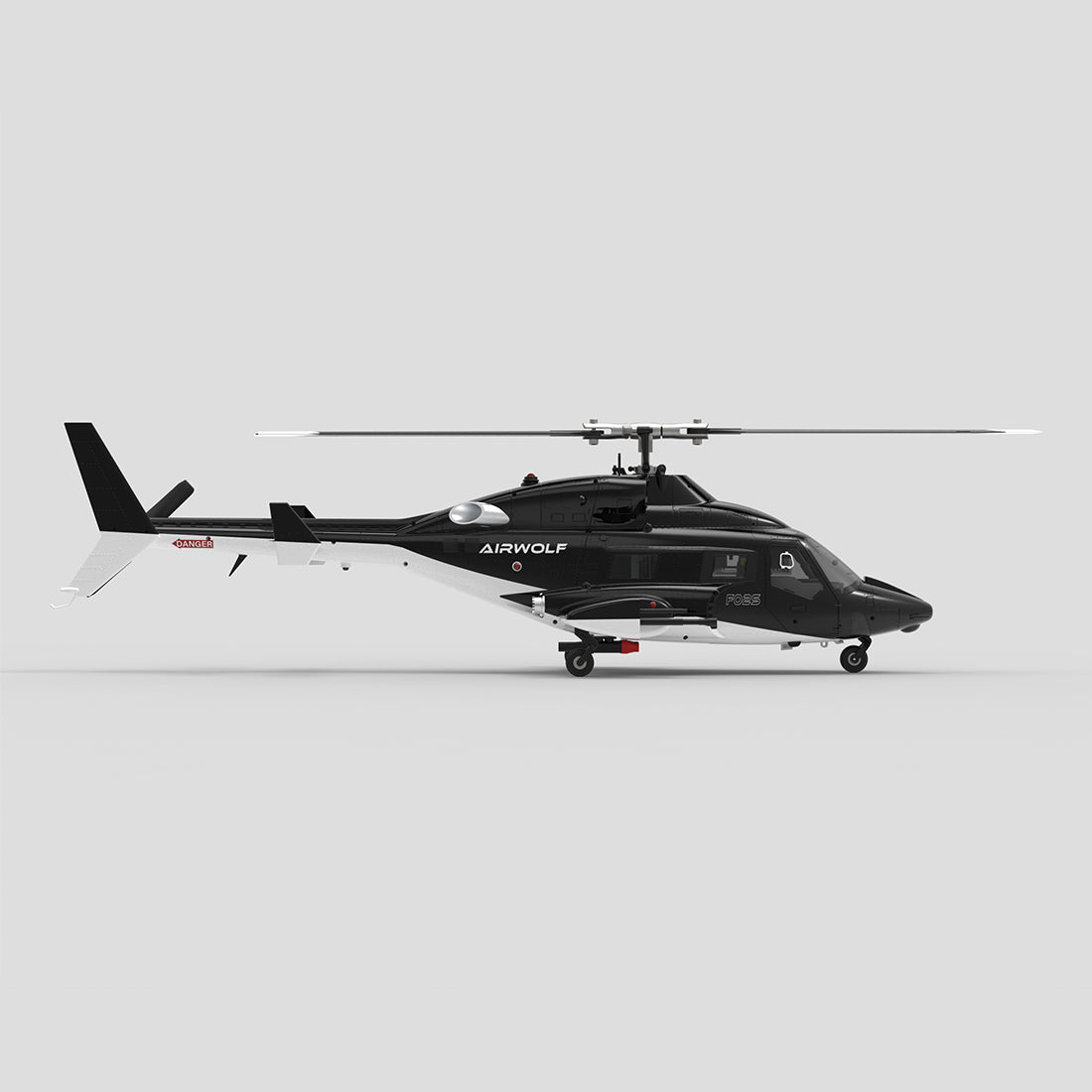 YUXIANG Air-Wolf Scale 3D Stunt Helicopter Model for Beginner - stirlingkit