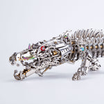 3D DIY Metal Mechanical Crocodile Assembly Model Building Kits 1500+PCS - stirlingkit