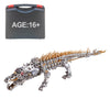 3D DIY Metal Mechanical Crocodile Assembly Model Building Kits 1500+PCS - stirlingkit