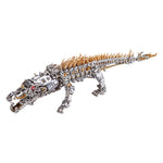 3D DIY Metal Mechanical Crocodile Assembly Model Building Kits 1500+PCS - stirlingkit