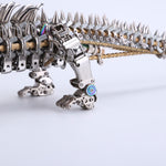 3D DIY Metal Mechanical Crocodile Assembly Model Building Kits 1500+PCS - stirlingkit