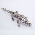 3D DIY Metal Mechanical Crocodile Assembly Model Building Kits 1500+PCS - stirlingkit