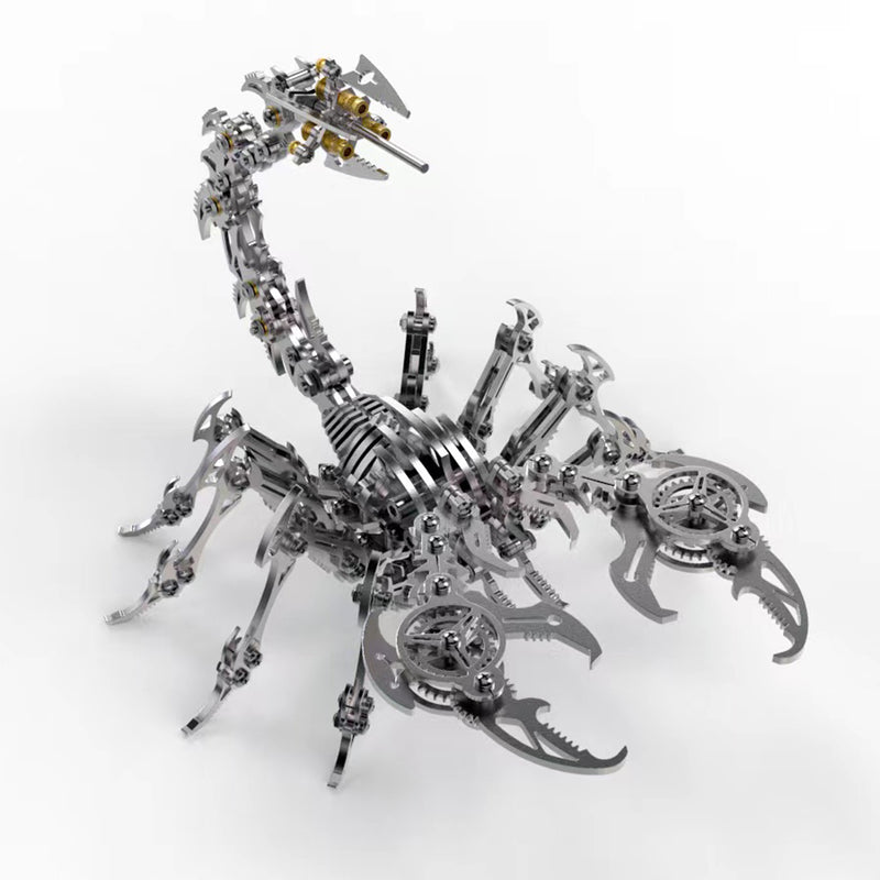 3D Metal Puzzle Scorpion DIY Model Kit Detachable 3D Jigsaw Puzzles - stirlingkit