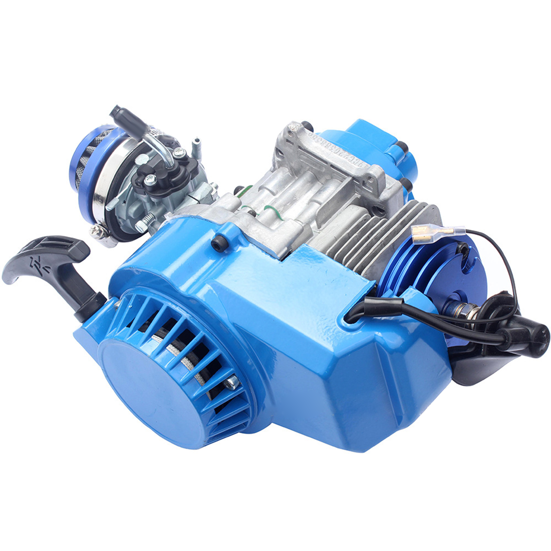 Motorcycle Modification Engine 49CC Beach Motorcycle Engine Modification Mini 2-Stroke Single Cylinder ...