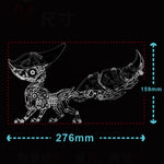 DIY 3D Metal Linglong Fox Model Building Kits for Adults - stirlingkit