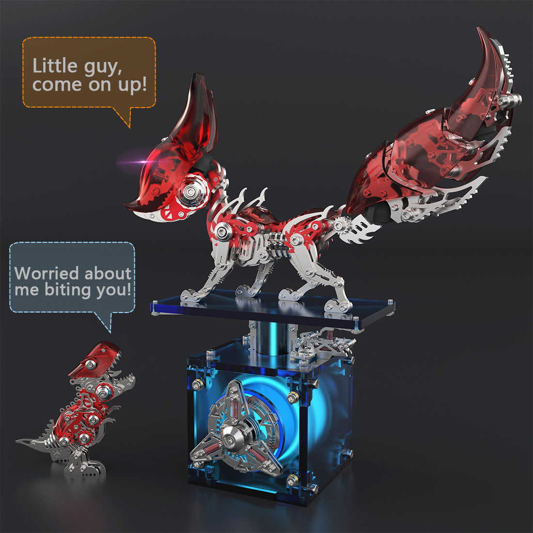 DIY 3D Metal Linglong Fox Model Building Kits for Adults - stirlingkit