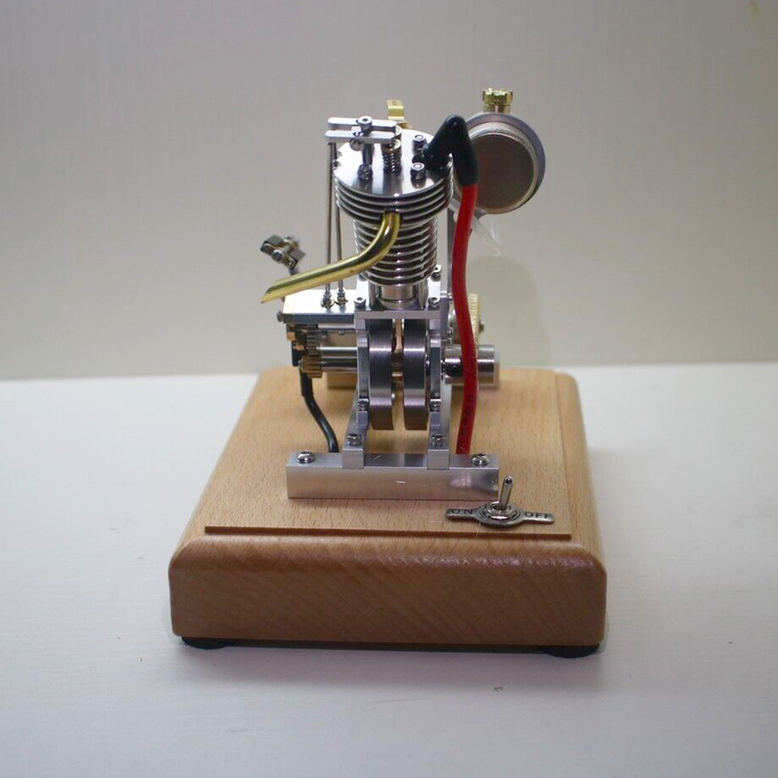 Hoglet Single-Cylinder 4 Stroke Gas Engine Model with Kick Starter for RC Scale Motorcycles H09 - stirlingkit