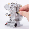 MUSA F1-2.7cc Mini Single-Cylinder 4-Cycle OHV Gas Stationary Engine 4 Stroke Air-cooled Engine Model - stirlingkit