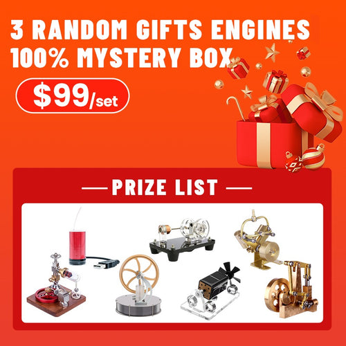 Mystery Box of 3 Model Engines For $99 - stirlingkit