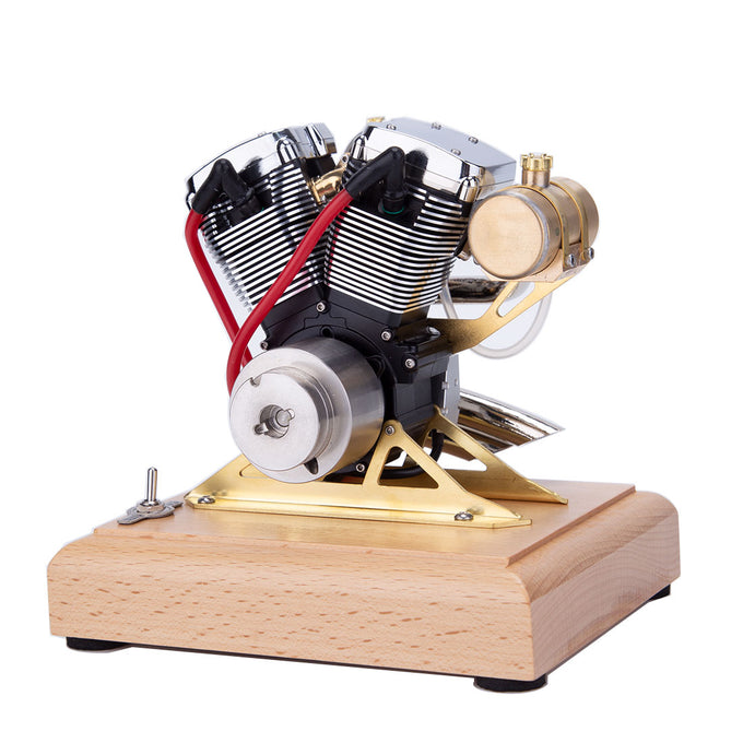 RETROL Evolution R33 V-twin 4.2CC OHV Four-stroke Motorcycle Gasoline Engine Model - stirlingkit