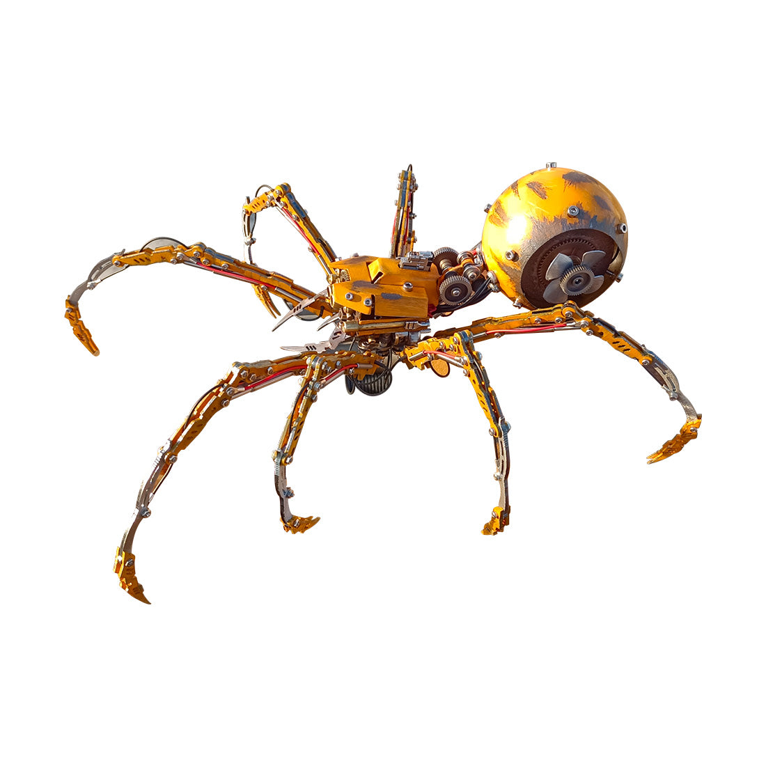 Post-Apocalyptic Destroyed Big Black Spider 3D DIY Assembly Model Kits - stirlingkit