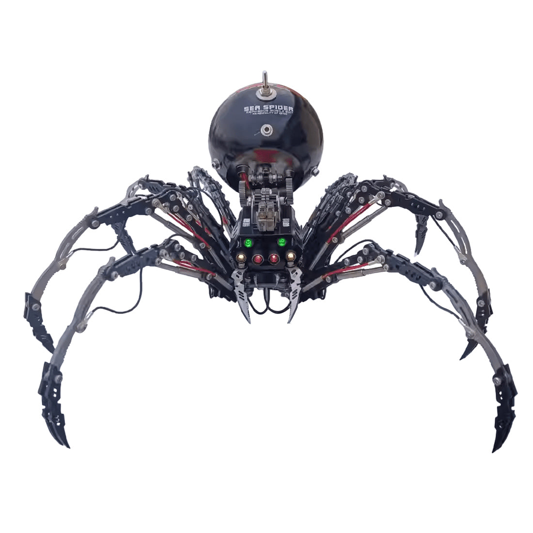 Post-Apocalyptic Destroyed Big Black Spider 3D DIY Assembly Model Kits - stirlingkit