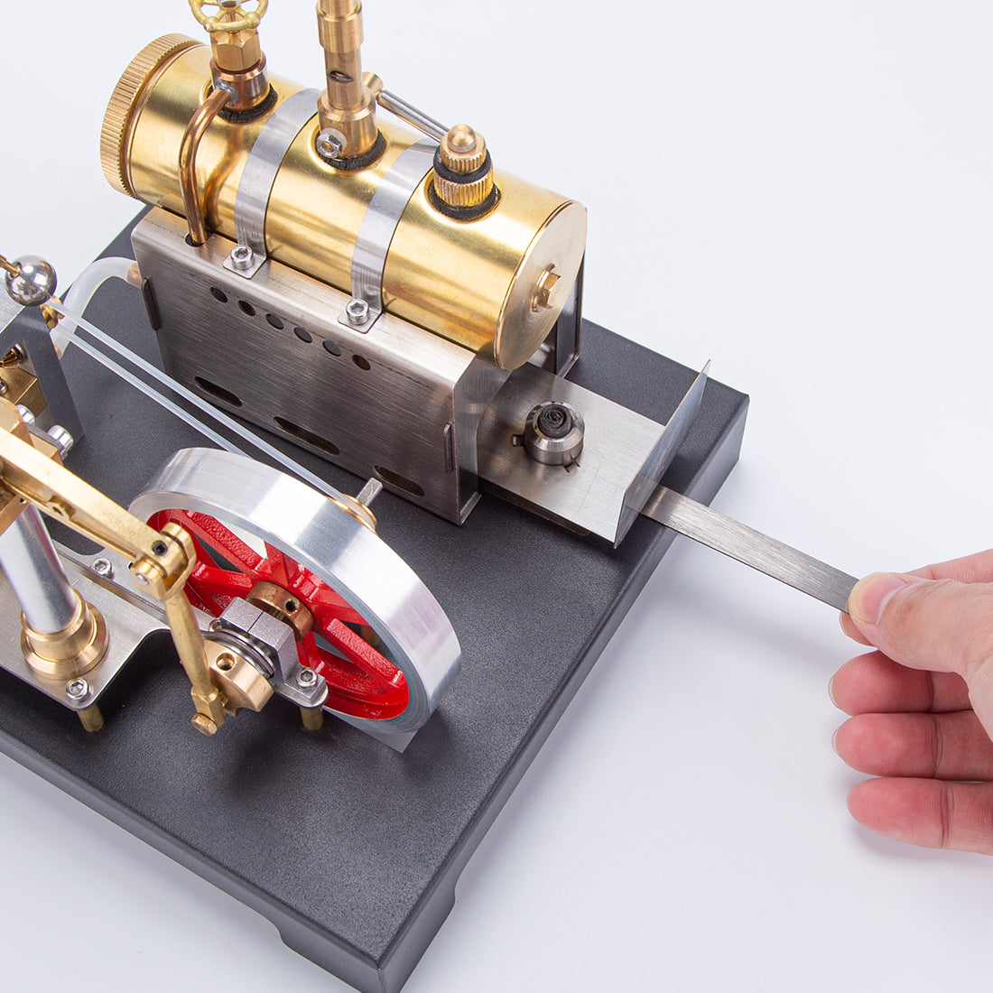 RETROL DIY Steam Beam Engine Model with Boiler & Centrifugal Flyball ...