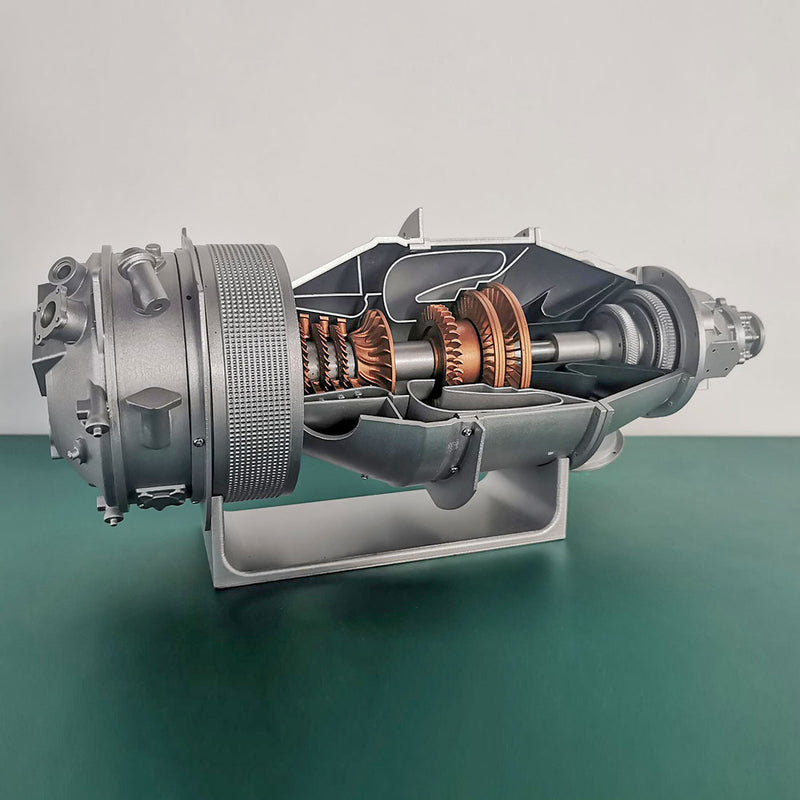 Pt6 Engine Components SkyMech PT6A Fully-Functional Aircraft Turboprop Engine DIY Kits 3D ...