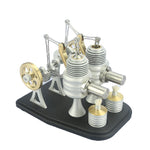 Twin Walking Beam Stirling Engine Model Kits Twin-Cylinder - stirlingkit