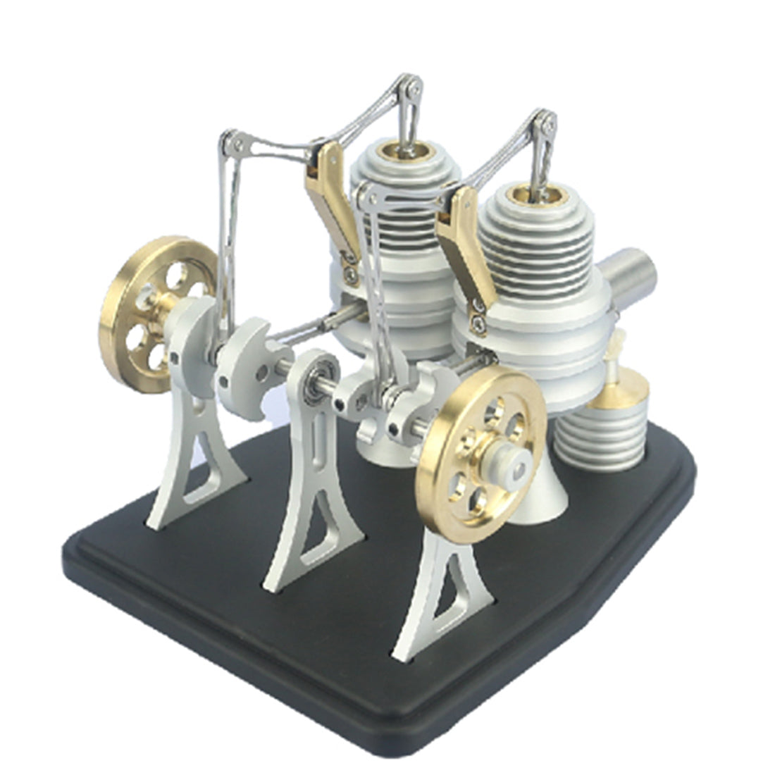Twin Walking Beam Stirling Engine Model Kits Twin-Cylinder - stirlingkit