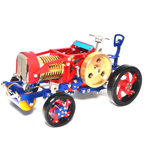 Vacuum Fire Stirling Tractor Engine Aluminum Alloy Model Toy for Christmas Gift - stirlingkit