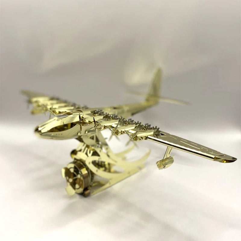 Hughes H-4 3D Metal Mechanical Plane Assembly Model Building Kit for Aviation Lovers