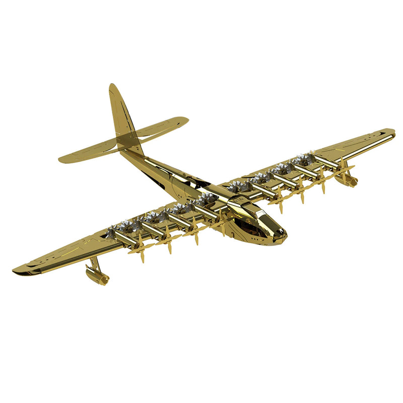 Hughes H-4 3D Metal Mechanical Plane Assembly Model Building Kit for Aviation Lovers