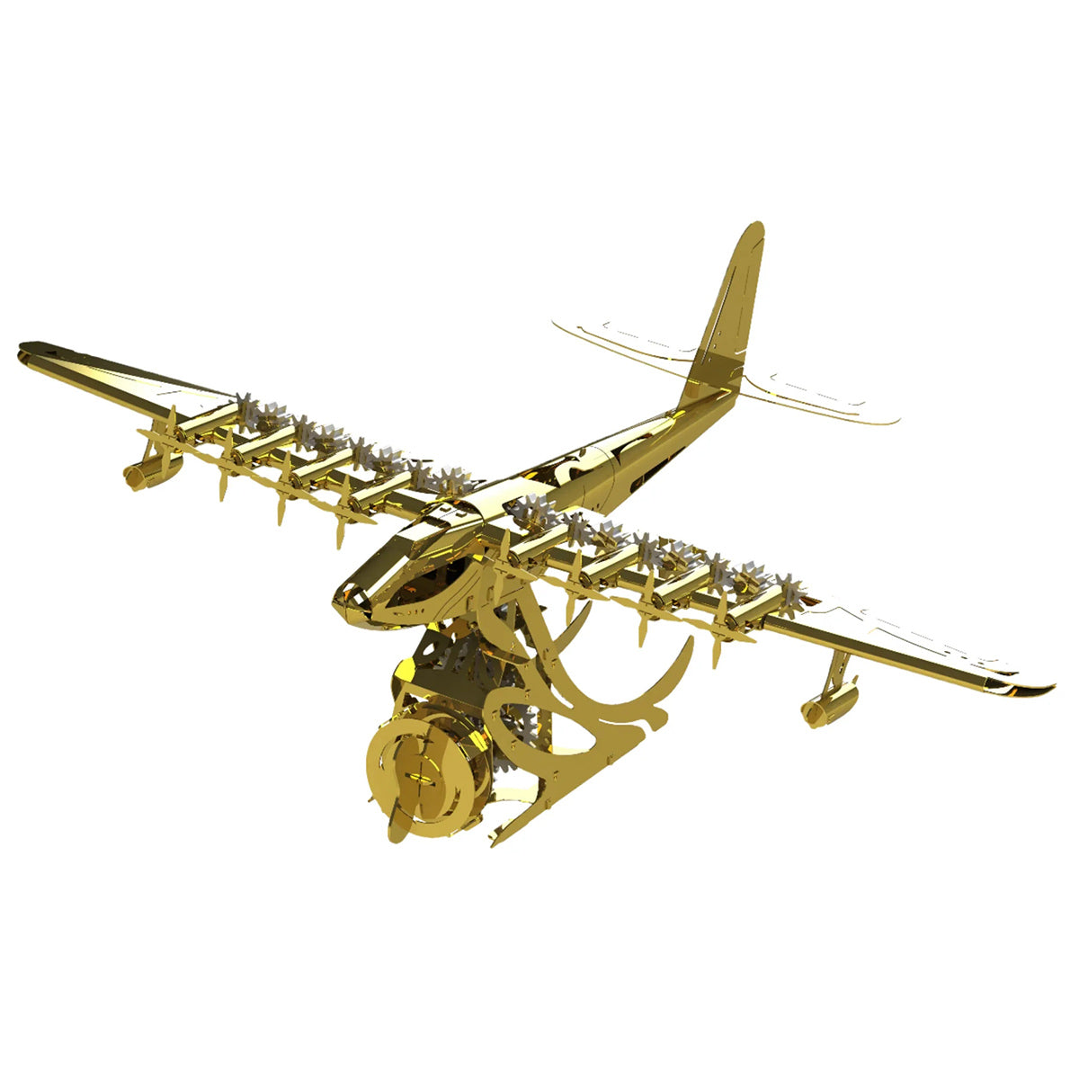 Hughes H-4 3D Metal Mechanical Plane Assembly Model Building Kit for Aviation Lovers - stirlingkit