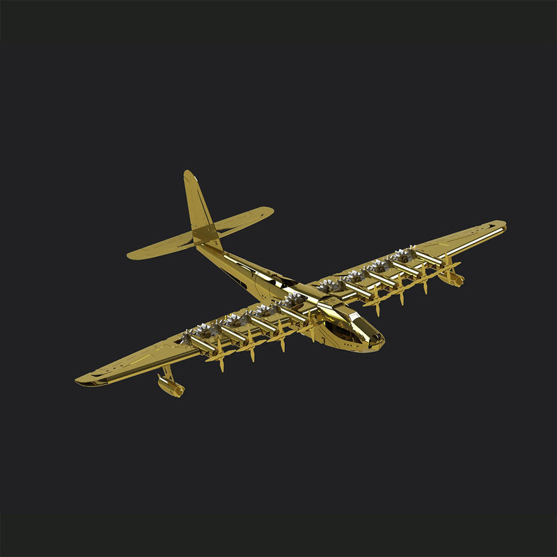 Hughes H-4 3D Metal Mechanical Plane Assembly Model Building Kit for Aviation Lovers