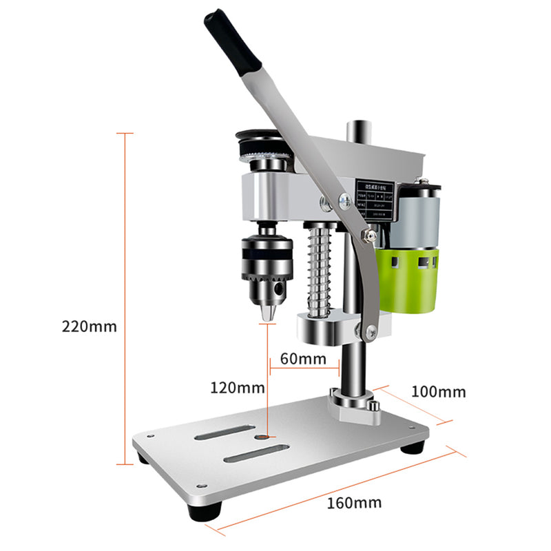 Mini Drill Press Benchtop Drill Press with B10 Chuck for Engine Model Making - stirlingkit
